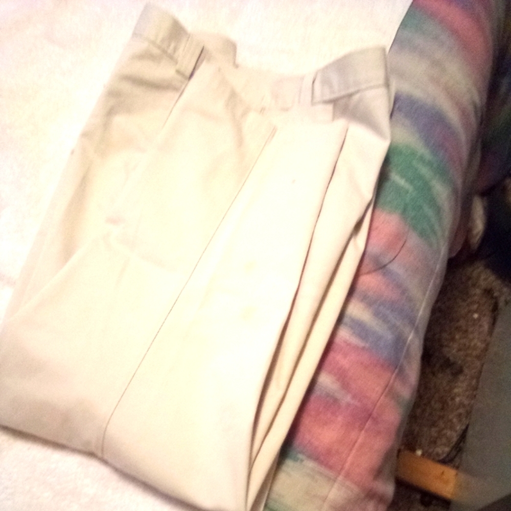 Men white dress pants XXL W52 X L32